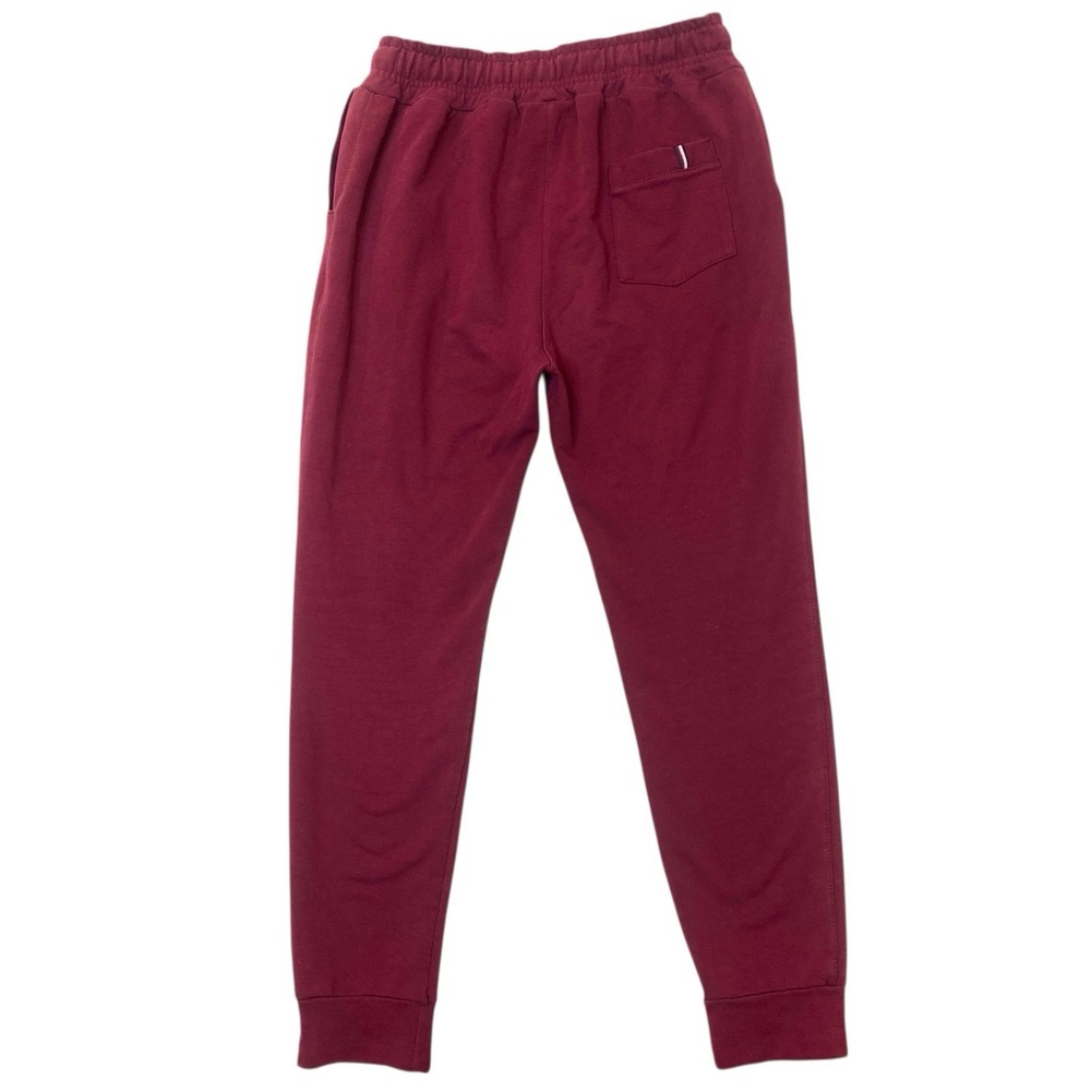 Vintage Abercrombie & Fitch Jogger Sweatpants Womens S Burgundy Sporty Comfy Gym - Picture 2 of 10